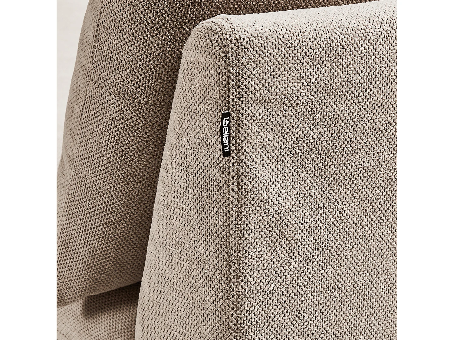 Chaise longue VIZILLE Tissu Taupe