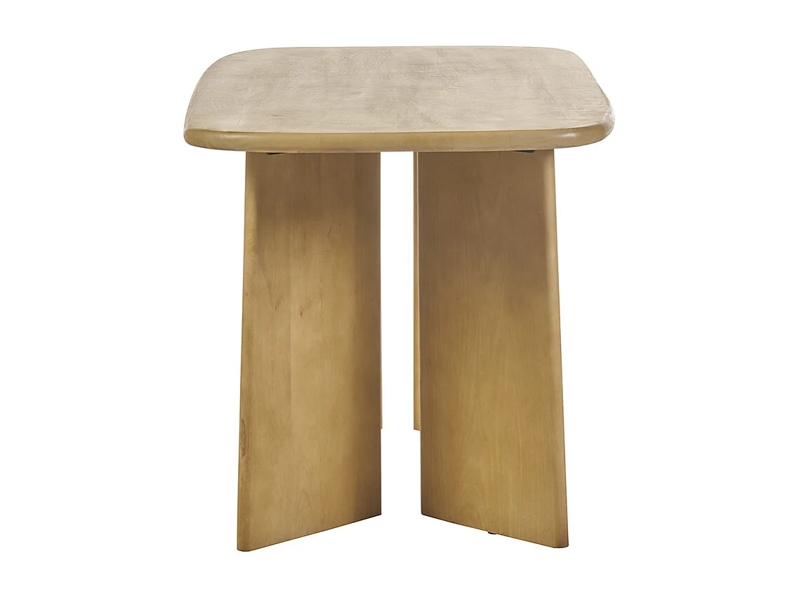 Mesa de comedor rectangular de madera de mango macizo L180 cm SOTA