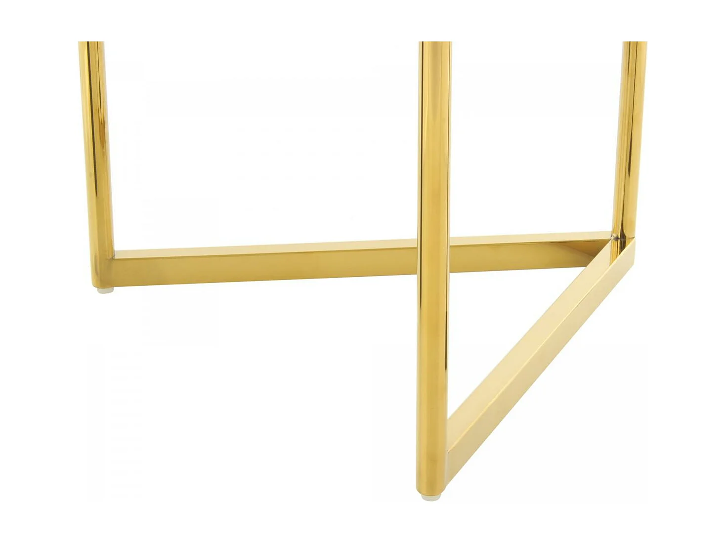 Tabouret fait main en coton ZARE 40x40x49 or et noir