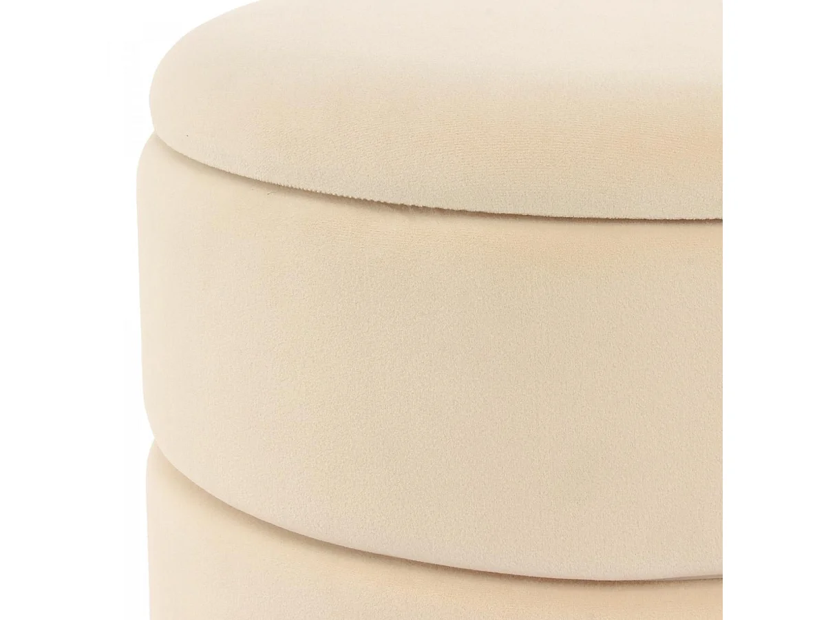 Tabouret fait main ZASE 37,5x37,5x41 ivoire