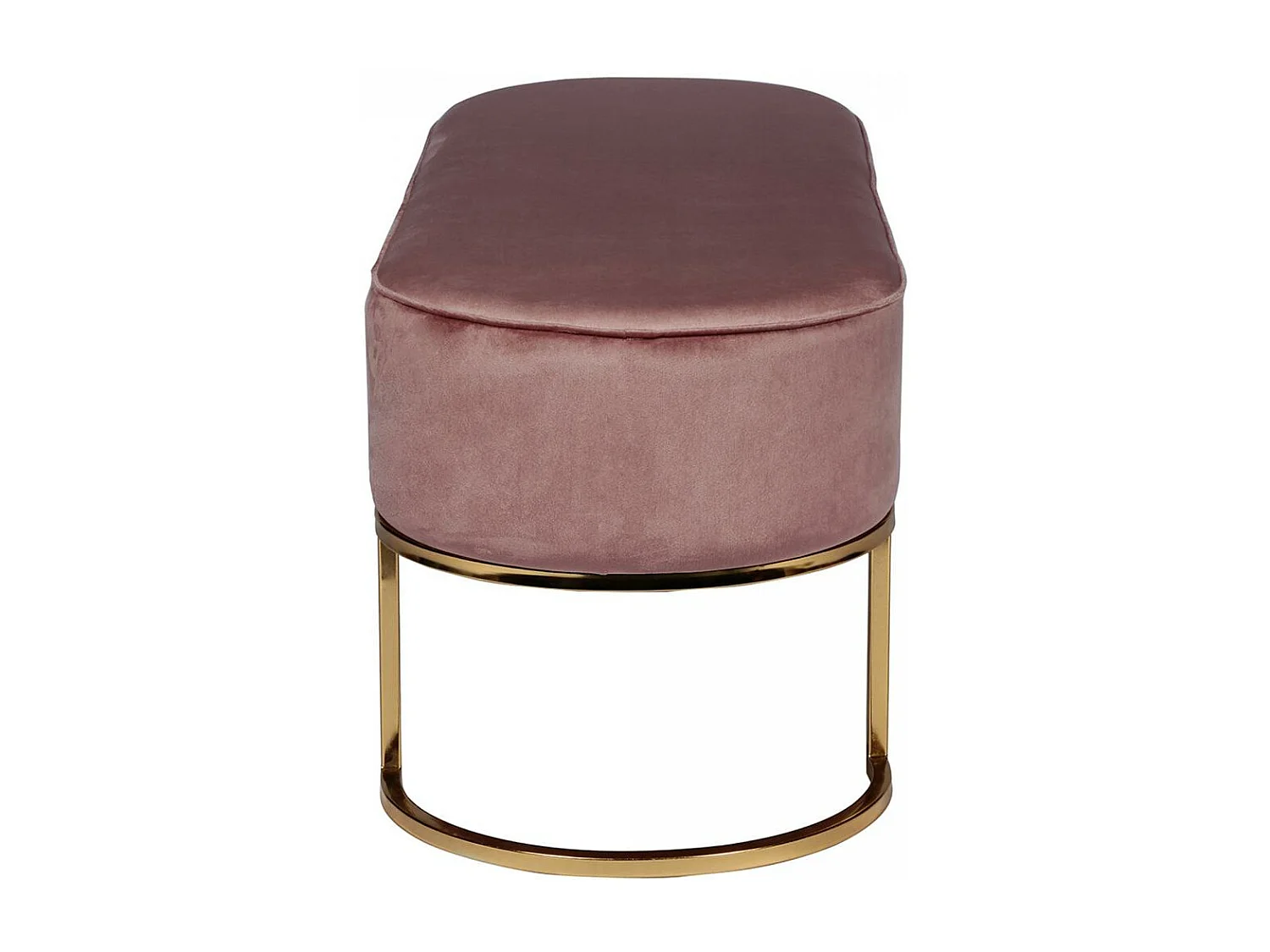 Tabouret semi artisanal ZANI 40x105x42 vieux rose et or