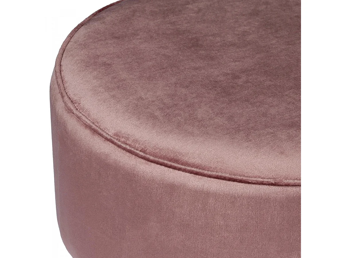 Tabouret semi artisanal ZANI 40x105x42 vieux rose et or