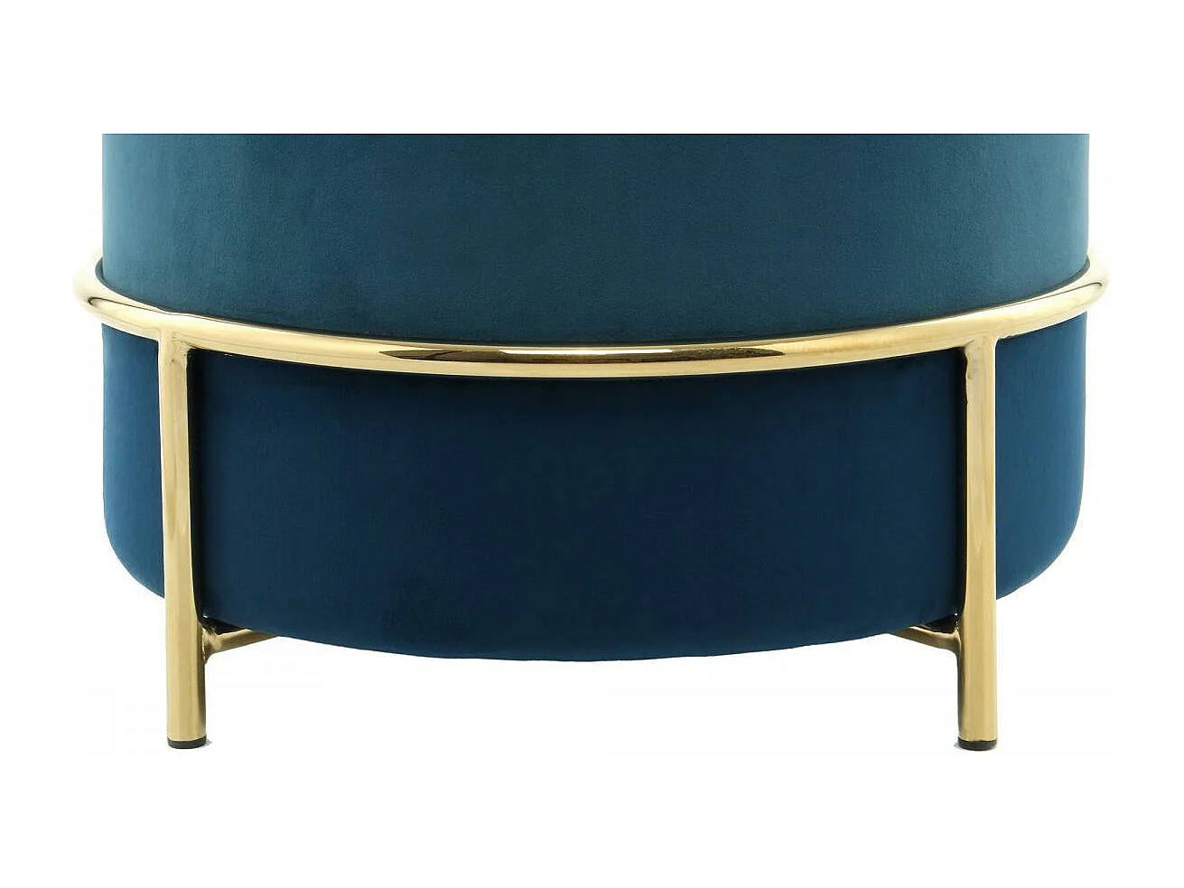 Tabouret semi artisanal ZADI 48,5x48,5x46 bleu clair