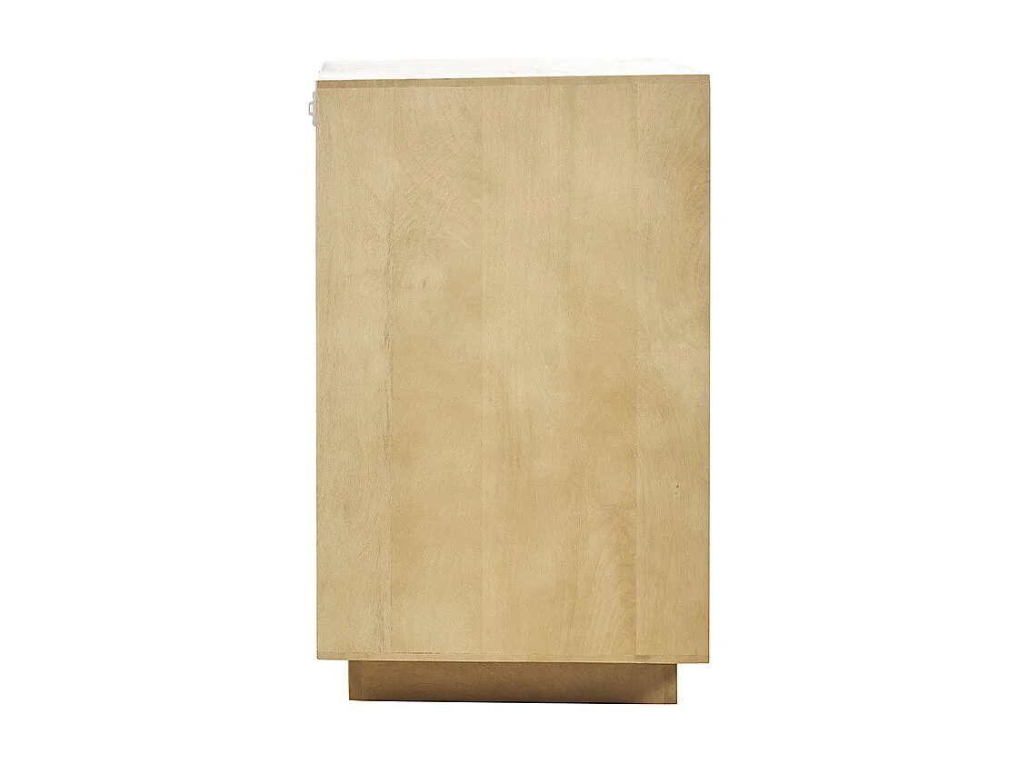 Commode en bois manguier massif 6 tiroirs L110 MATCHA