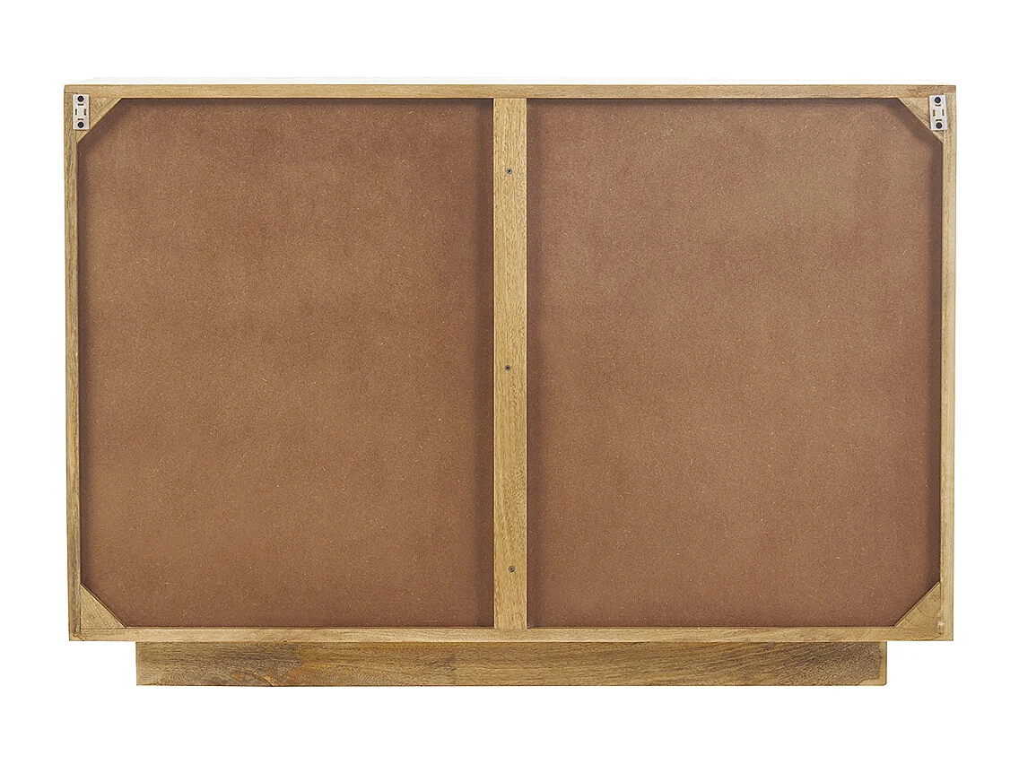 Commode en bois manguier massif 6 tiroirs L110 MATCHA