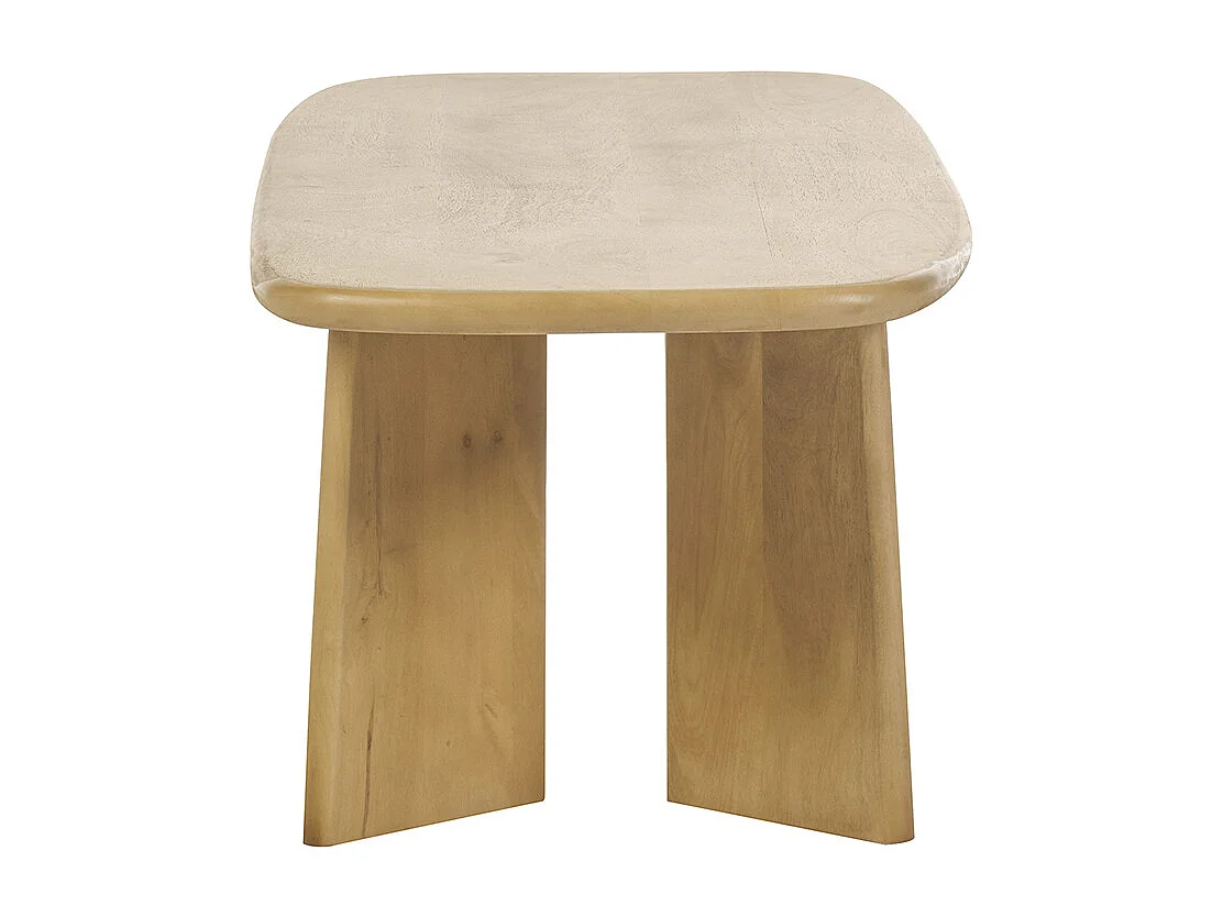 Table basse rectangulaire en bois manguier massif L120 cm SOTA
