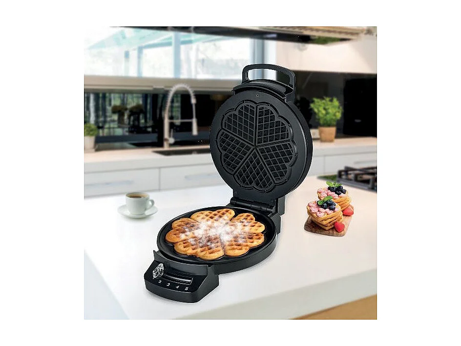 Gaufrier Speed gaufres cœur 1200W 8382