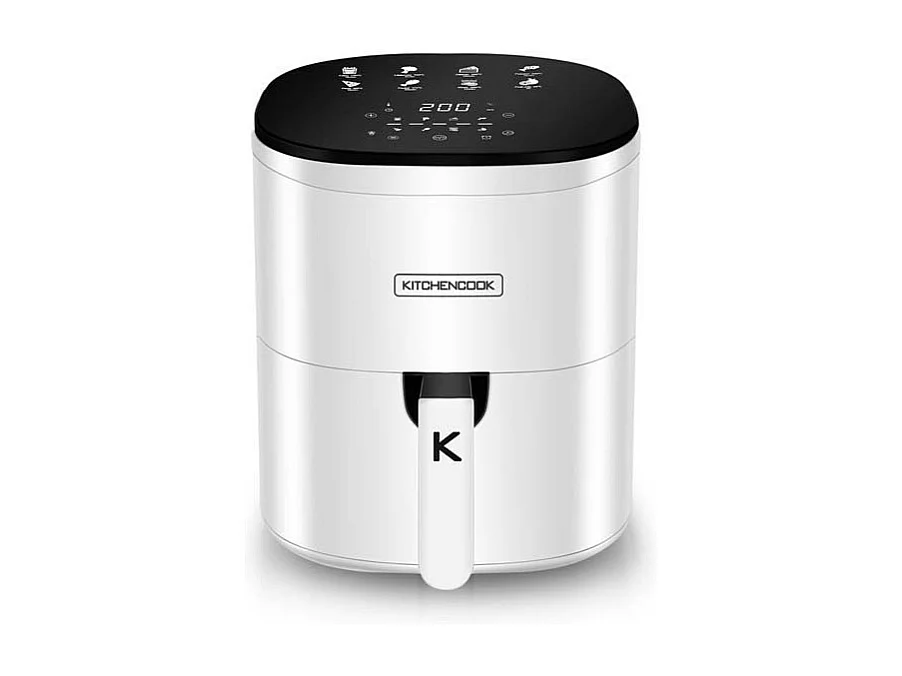 Friteuse Sans Huile De 6.5l 8 Programmes Airmed6 White De Kitchencook