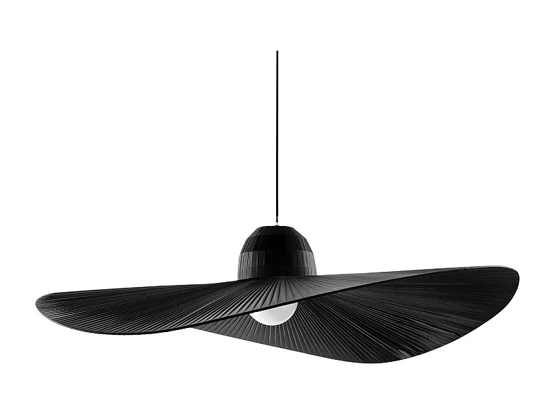Ideal Lux Madame - 1 licht Dome Deckenpendelleuchte Schwarz