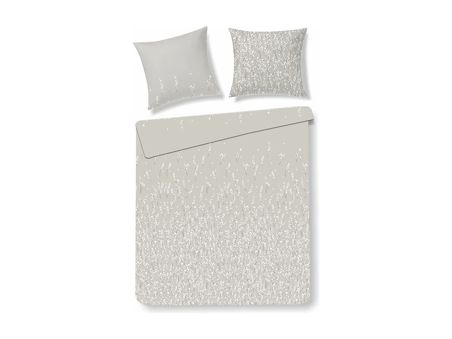 Baumwollbettwäsche Veriba mittleres Beige 200x220