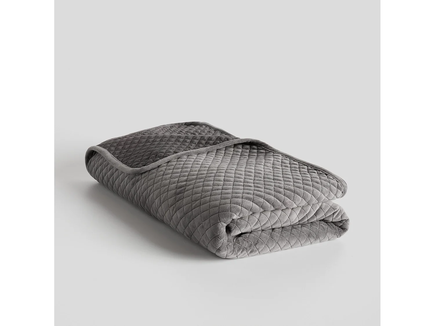 Tagesdecke Plums dunkelgrau 200 x 220