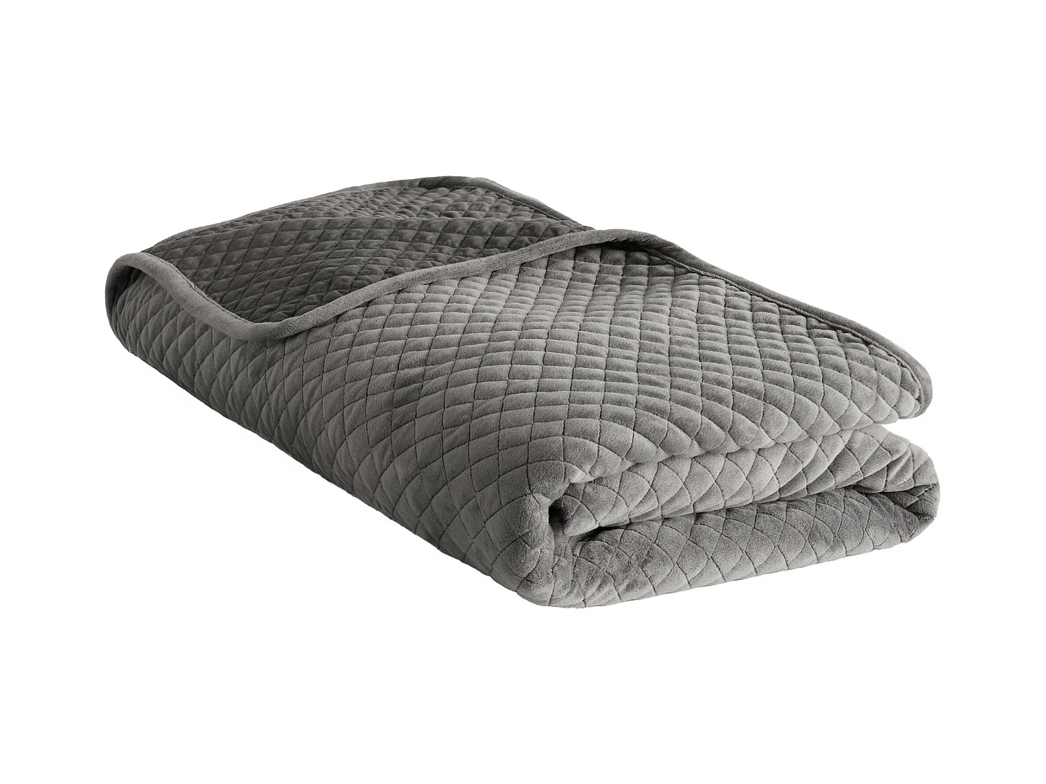 Jeté de lit Élégance Gris Foncé Polyester 200 x 220