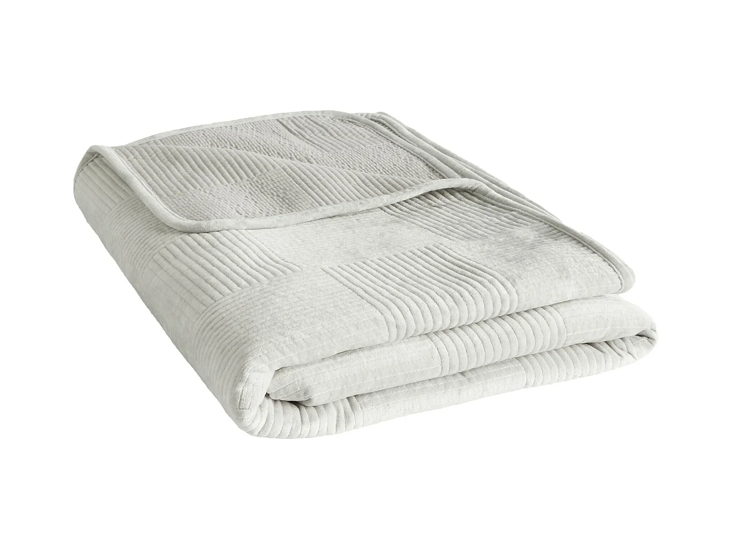 Jeté de lit Quadron Gris Polyester 200 x 220