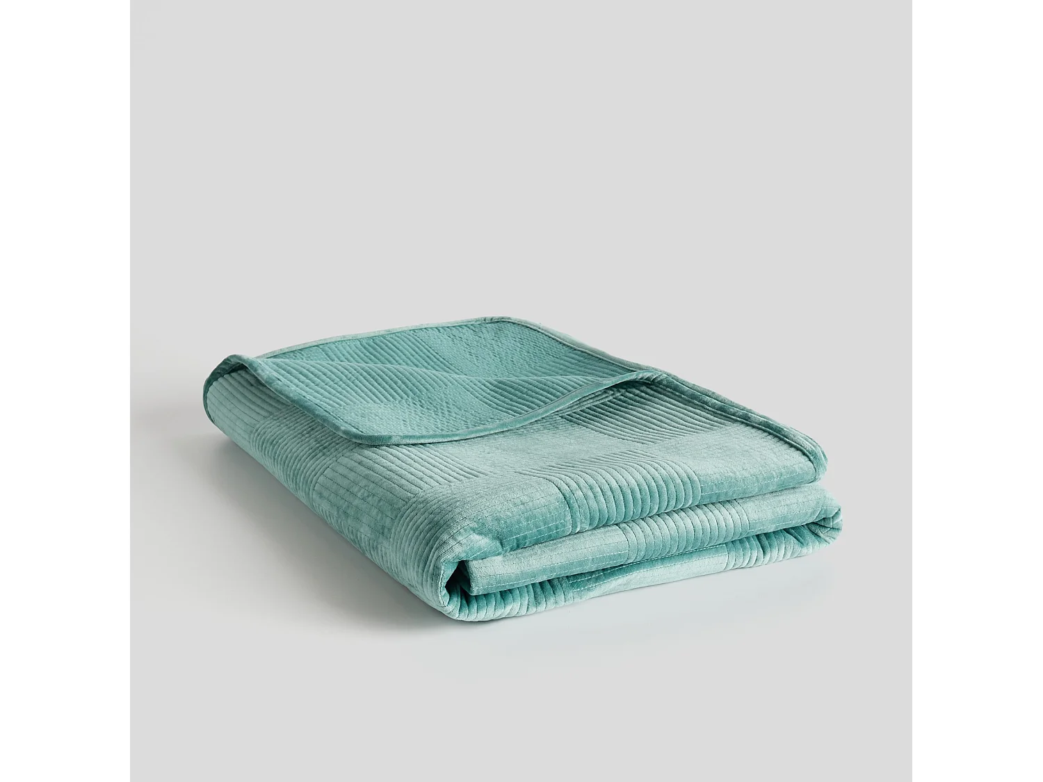 Jeté de lit Quadron Turquoise Moyen Polyester 200 x 220