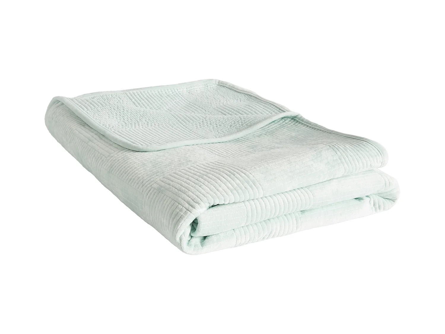 Jeté de lit Quadron Turquoise Clair Polyester 200x220