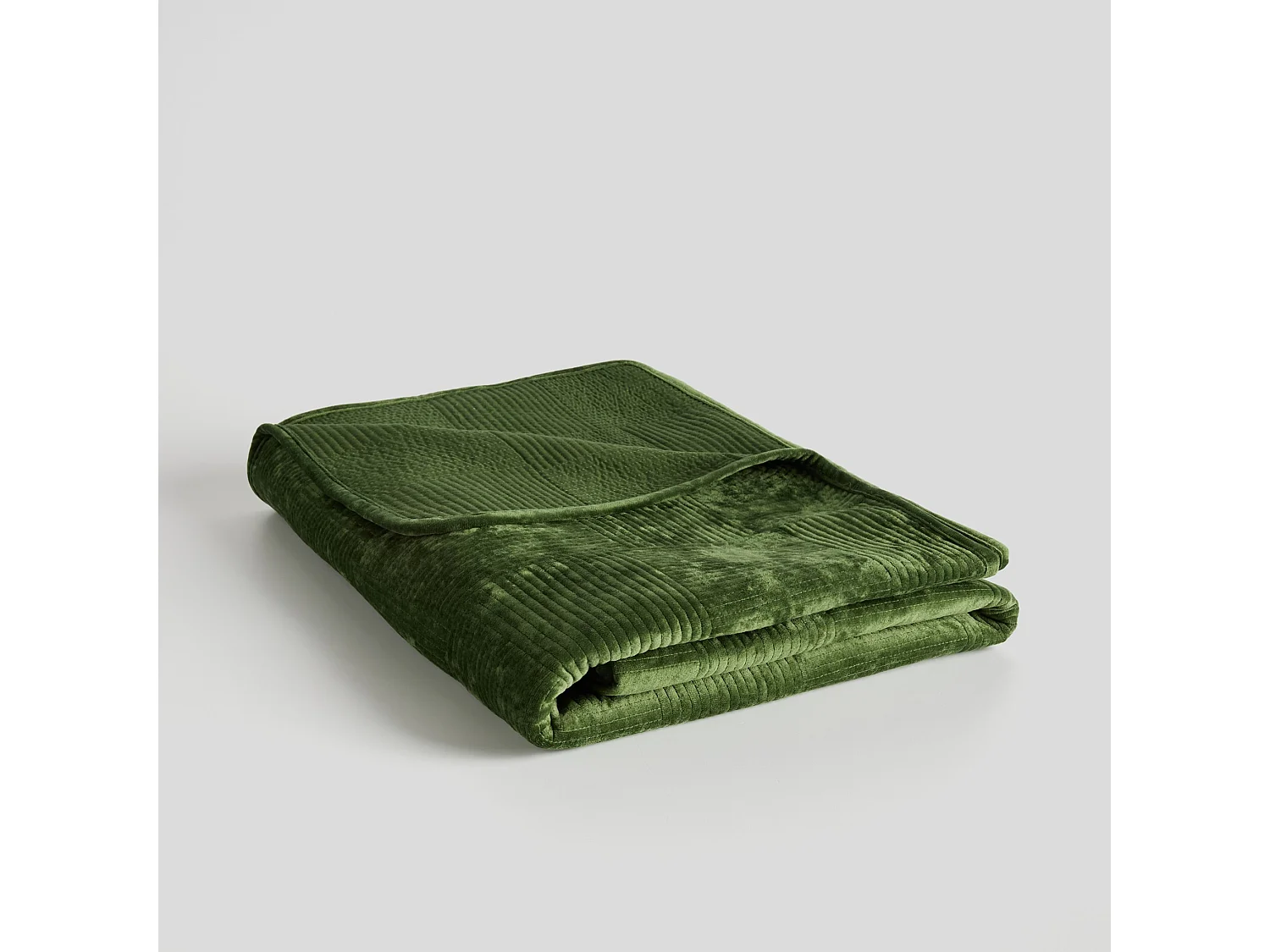 Jeté de lit Quadron Vert Foncé Polyester 200x220