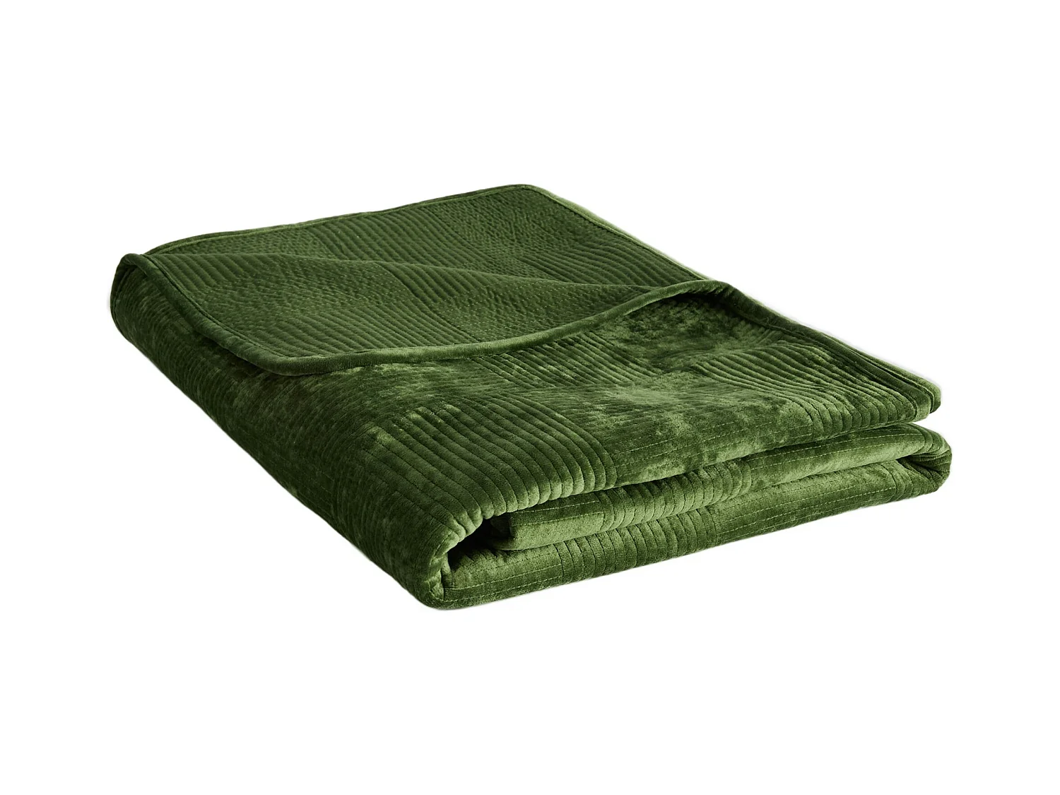 Jeté de lit Quadron Vert Foncé Polyester 200x220