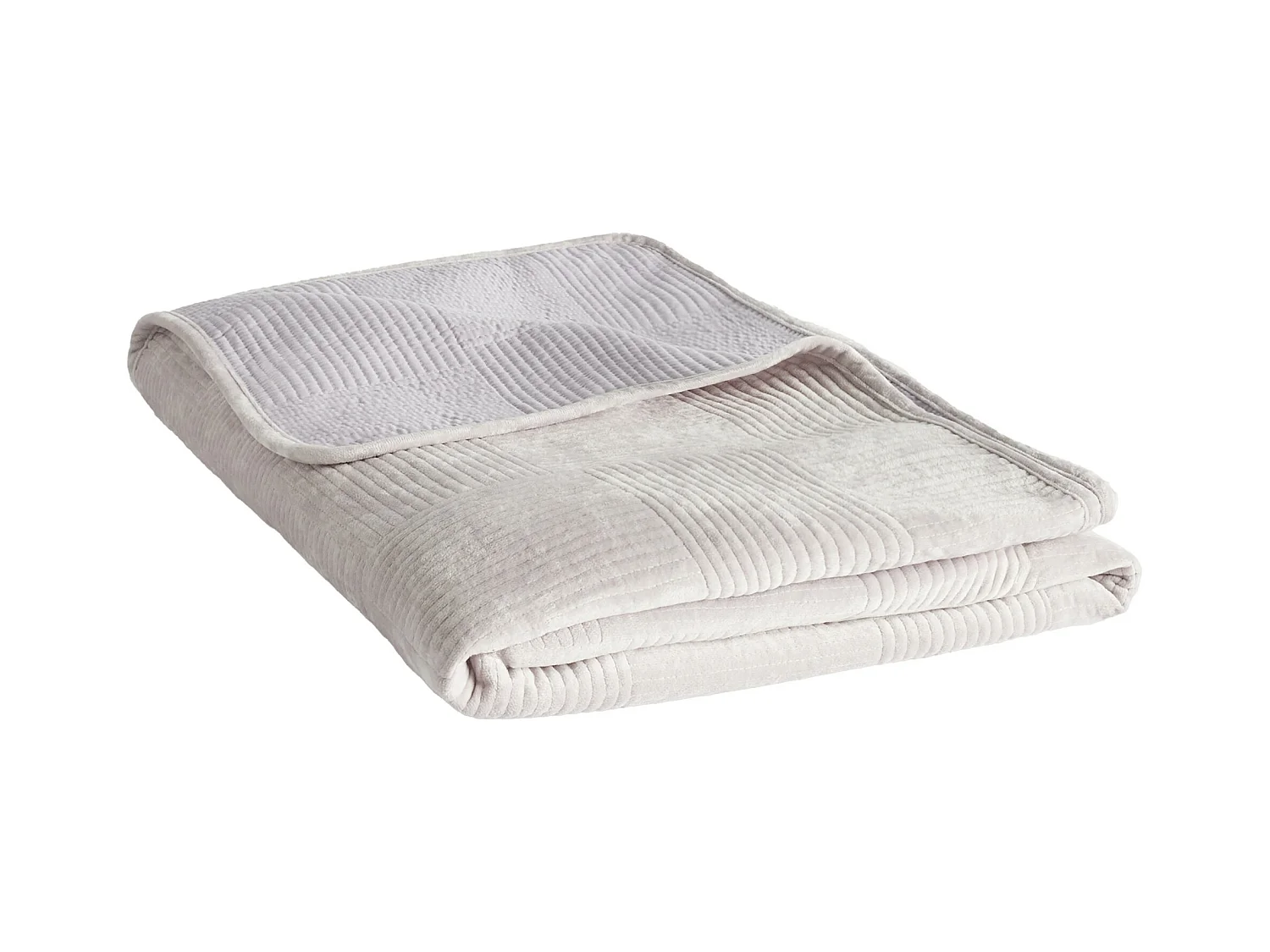 Jeté de lit Quadron Violet Clair Polyester 200 x 220