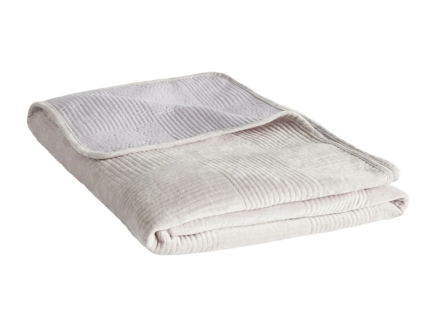 Jeté de lit Quadron Violet Clair Polyester 200 x 220