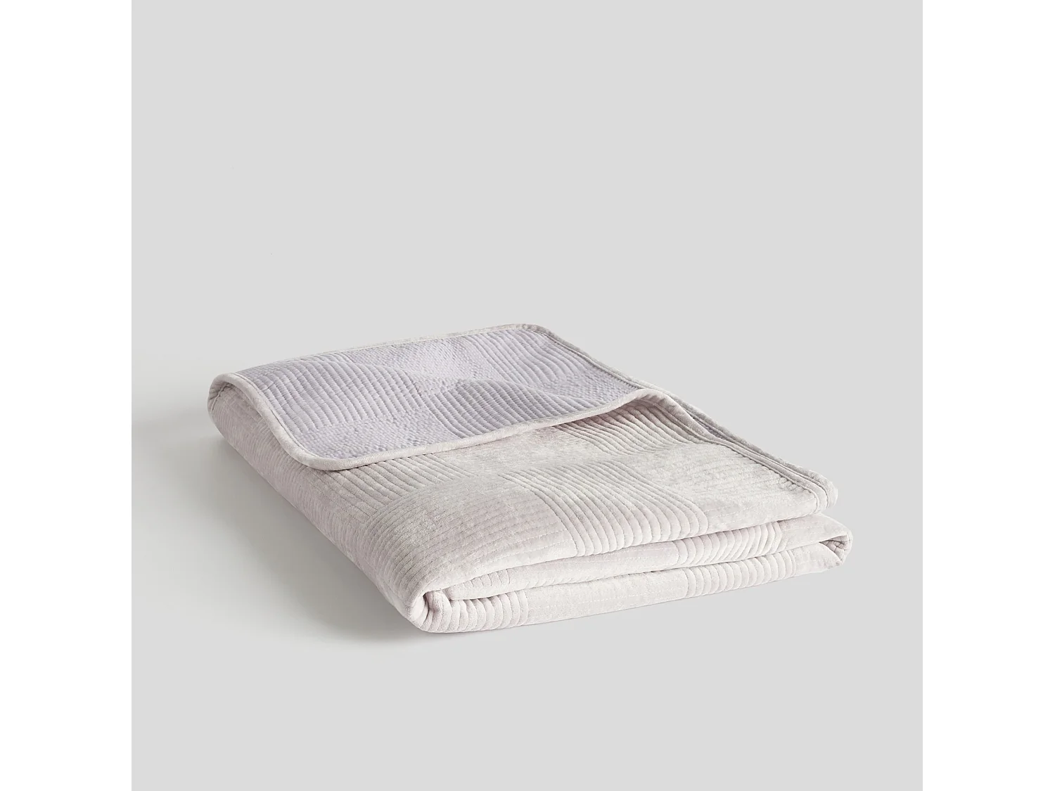 Jeté de lit Quadron Violet Clair Polyester 200 x 220