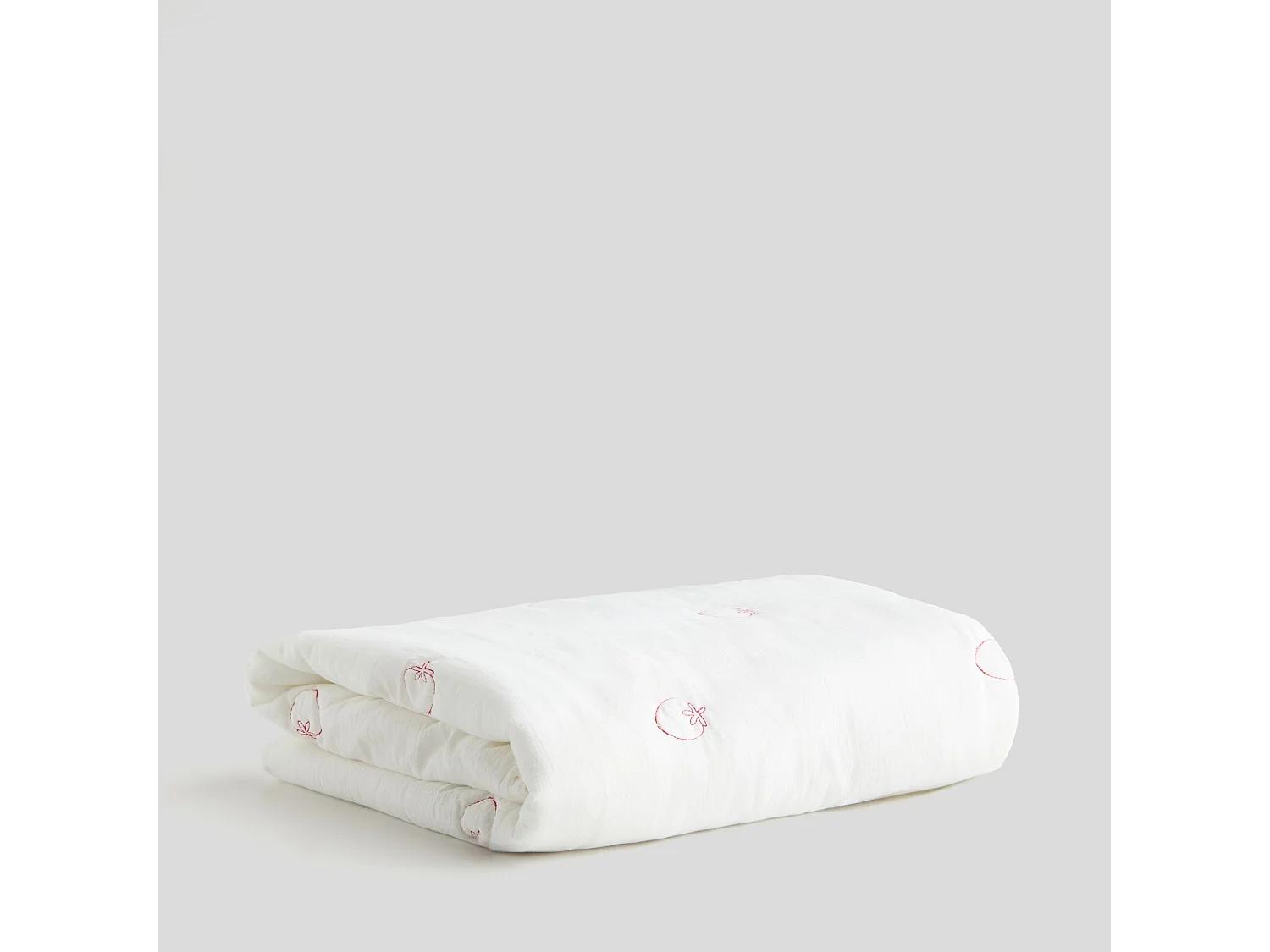 Jeté de lit Tutti Blanc Coton 100x160