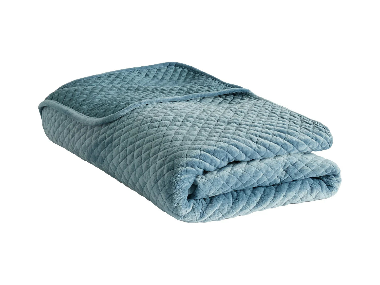 Jeté de lit Élégance Bleu Clair Polyester 200x220