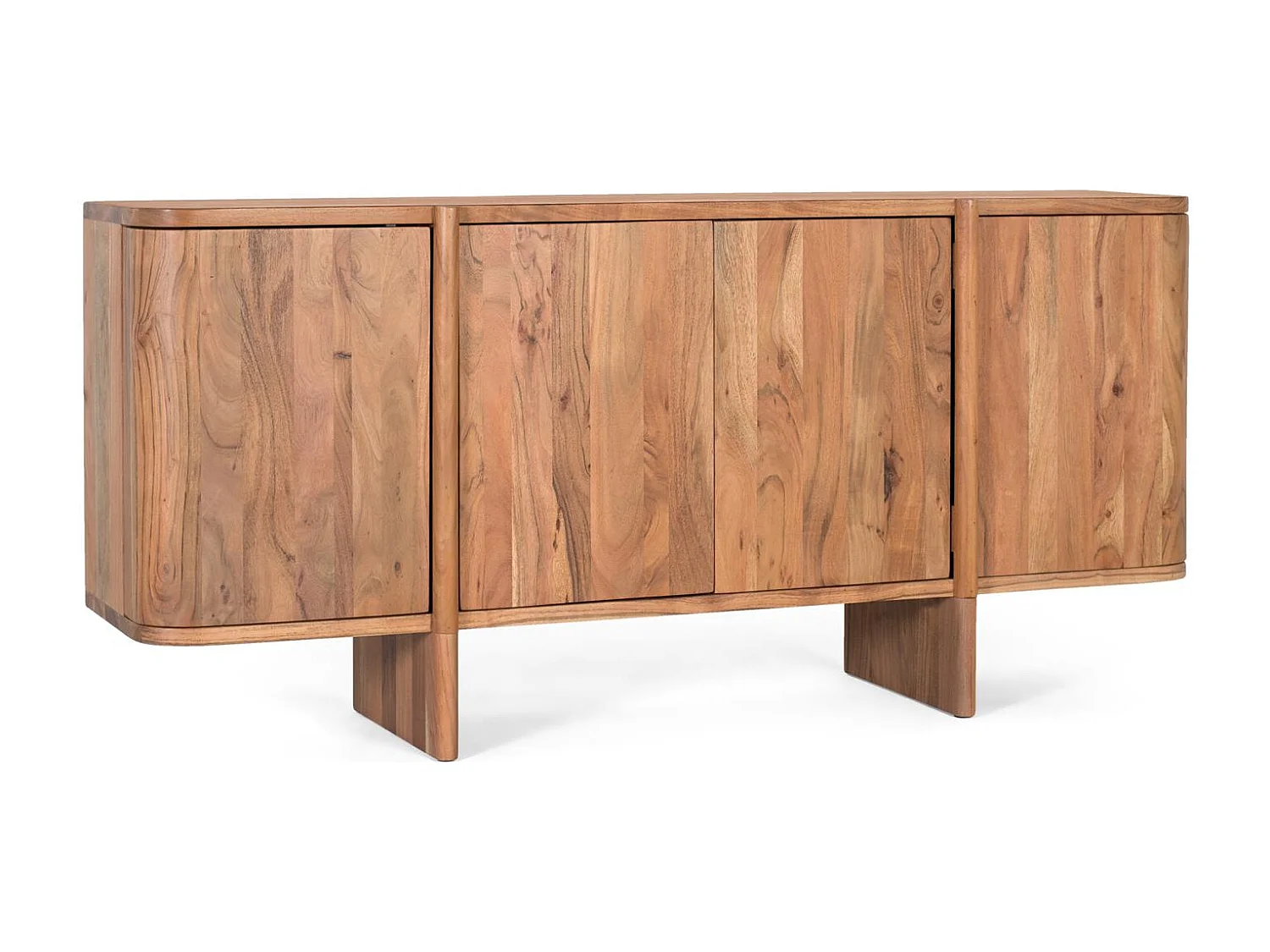 Buffet fabriqué à la main en bois d'acacia 170cm