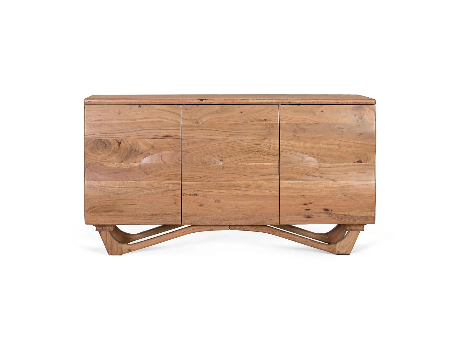 Aparador fabricado a mano en madera de acacia 140cm