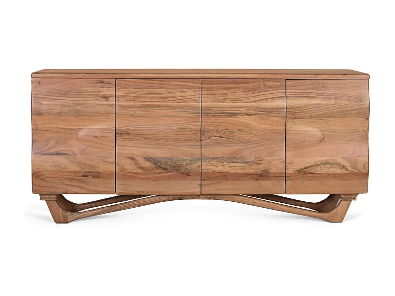 Buffet fabriqué à la main en bois d'acacia 170cm