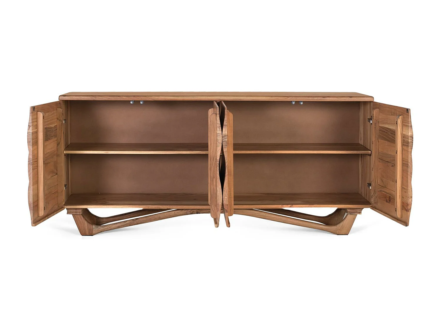 Buffet fabriqué à la main en bois d'acacia 170cm