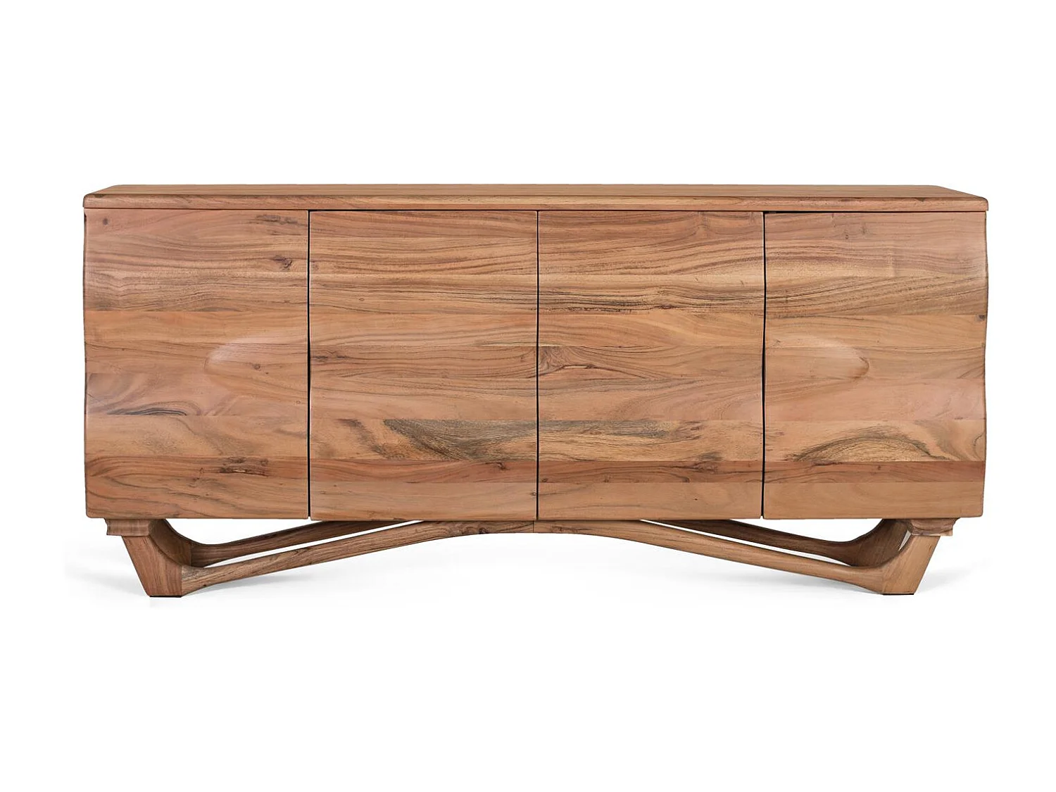 Buffet fabriqué à la main en bois d'acacia 170cm