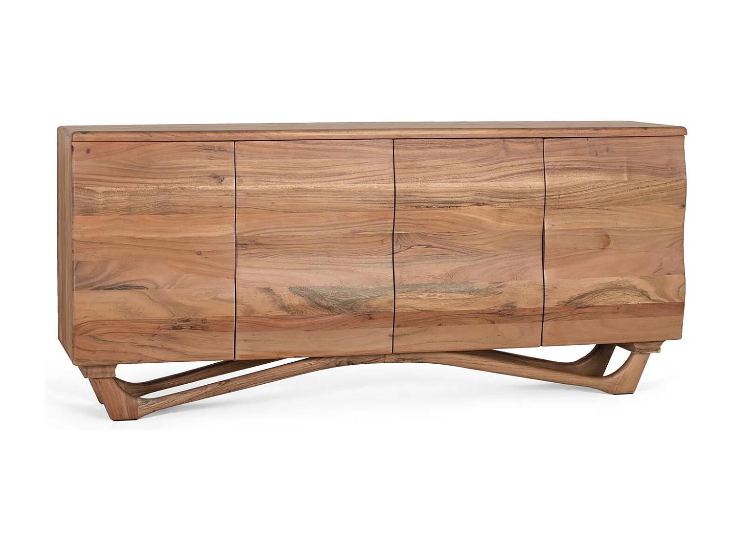 Buffet fabriqué à la main en bois d'acacia 170cm