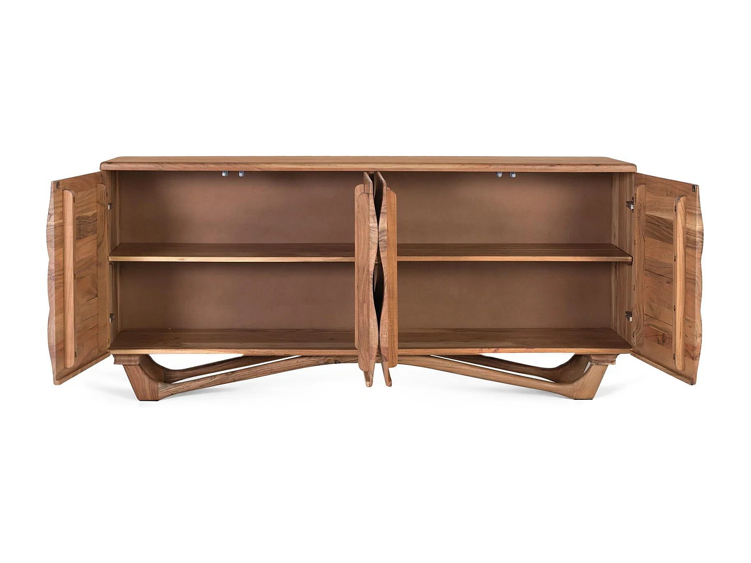 Buffet fabriqué à la main en bois d'acacia 170cm