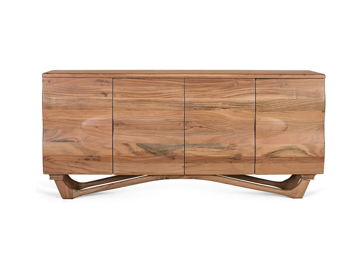 Buffet fabriqué à la main en bois d'acacia 170cm