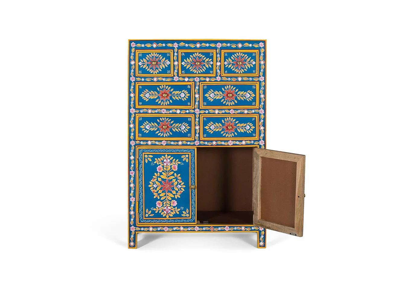 Komoda z drewna mango, styl etniczny i rzemieślniczy - 122x80x40