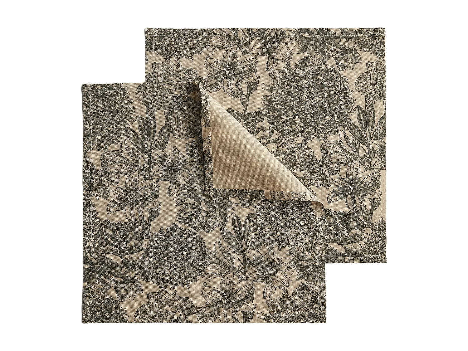 Serviettenset Tomilo mittleres Beige 40x40 cm