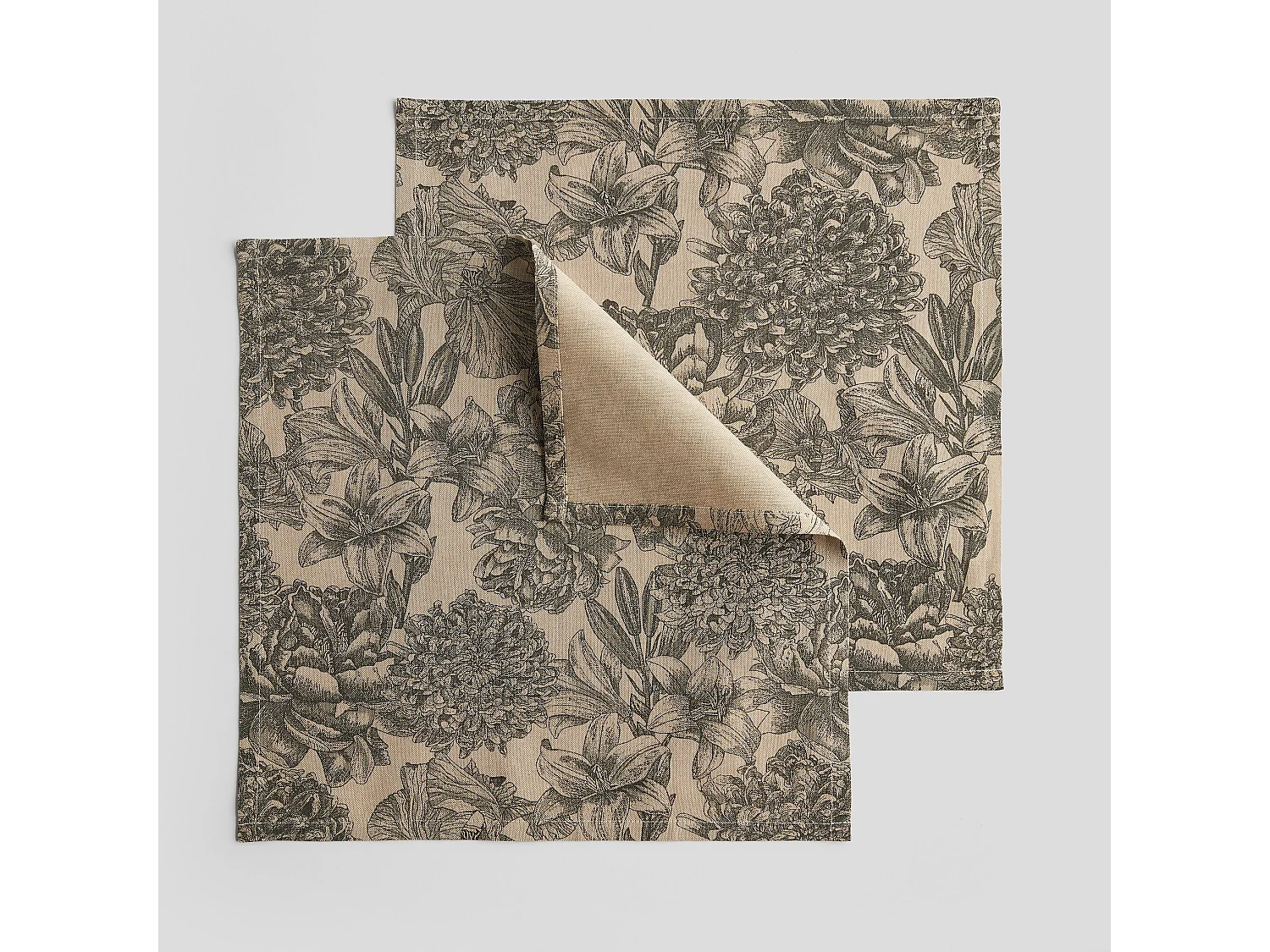 Serviettenset Tomilo mittleres Beige 40x40 cm