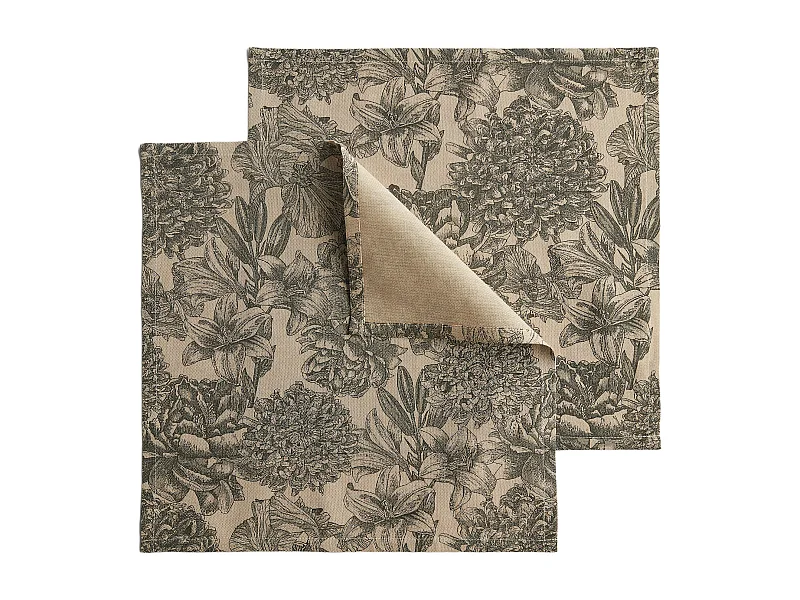 Serviettenset Tomilo mittleres Beige 40x40 cm