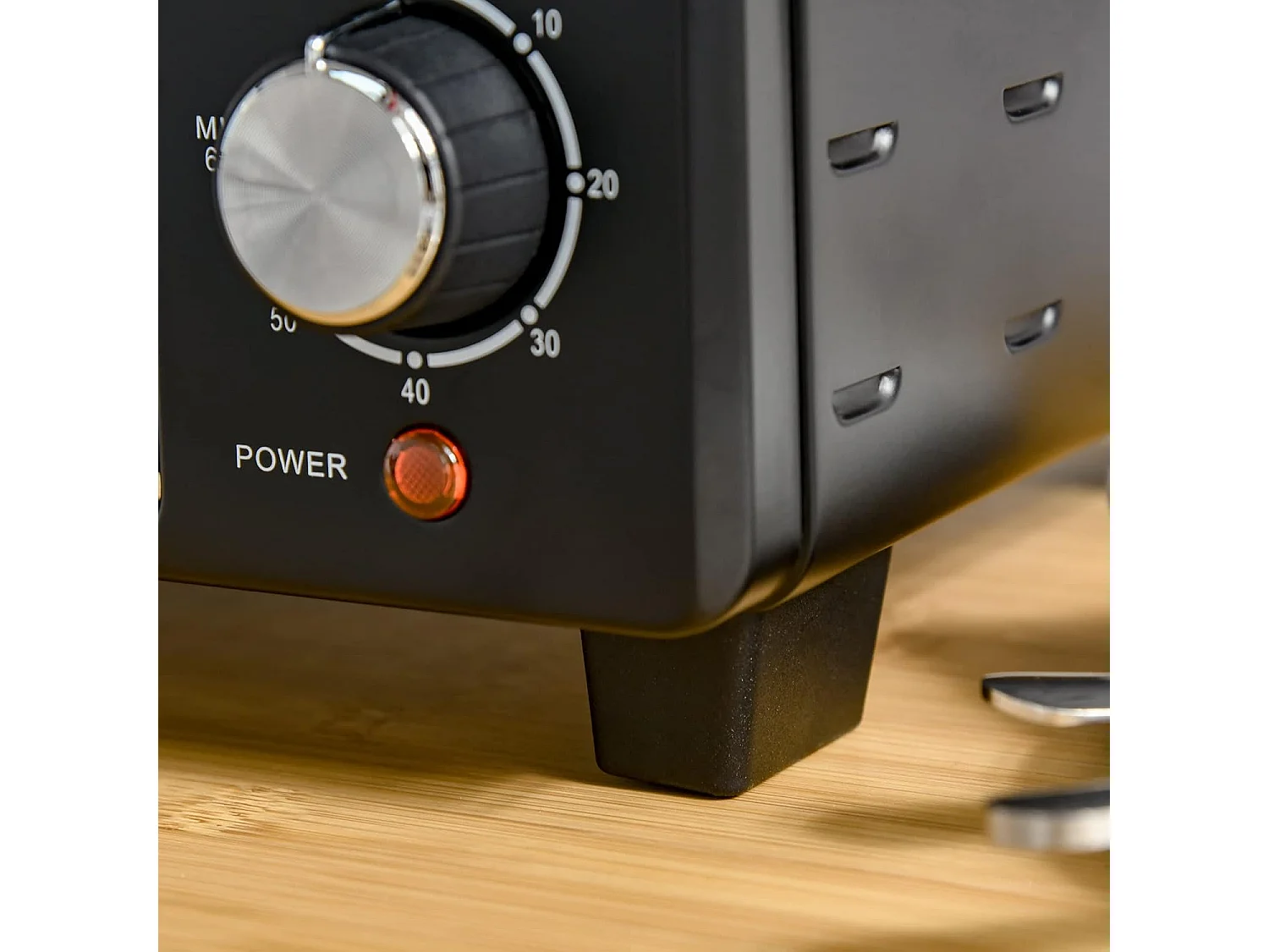 Elektrische mini-oven 21 L, met timer 0-60 min, thermostaat 100°C-230°C, 3 kookmodi, 1400W heteluchtoven, 46x38,5x29CM