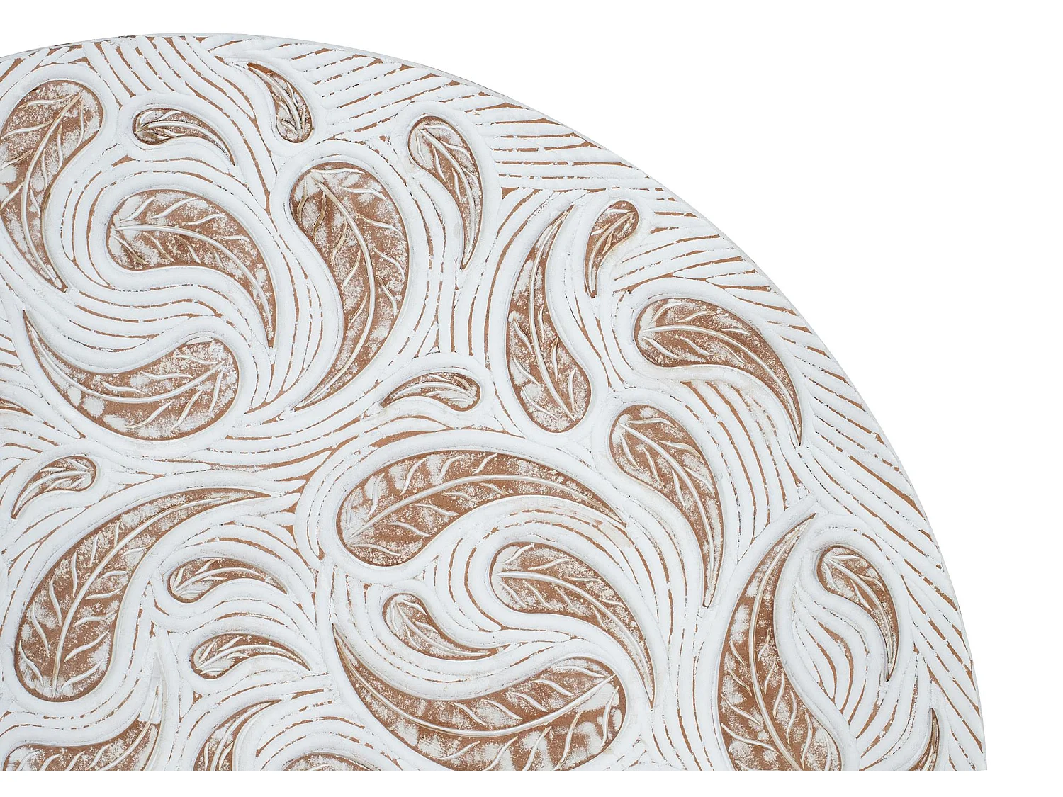 Panneau MDF blanc décapé