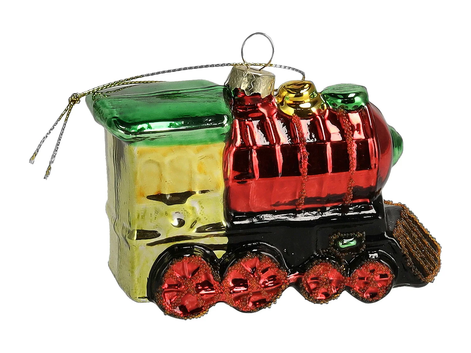 Glaskugel Traino mittelrot 9x10.5x5.5