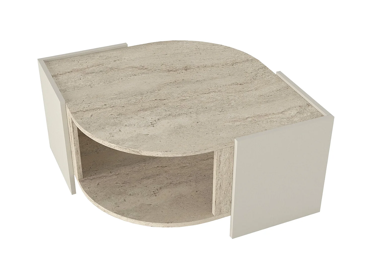 Couchtisch Marbel Beige Granit Optik