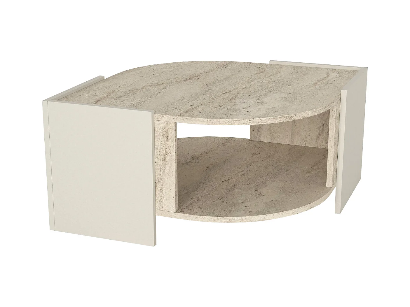 Couchtisch Marbel Beige Granit Optik