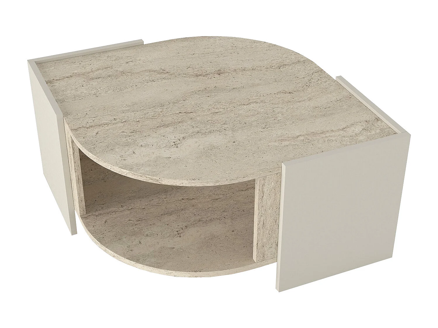 Couchtisch Marbel Beige Granit Optik