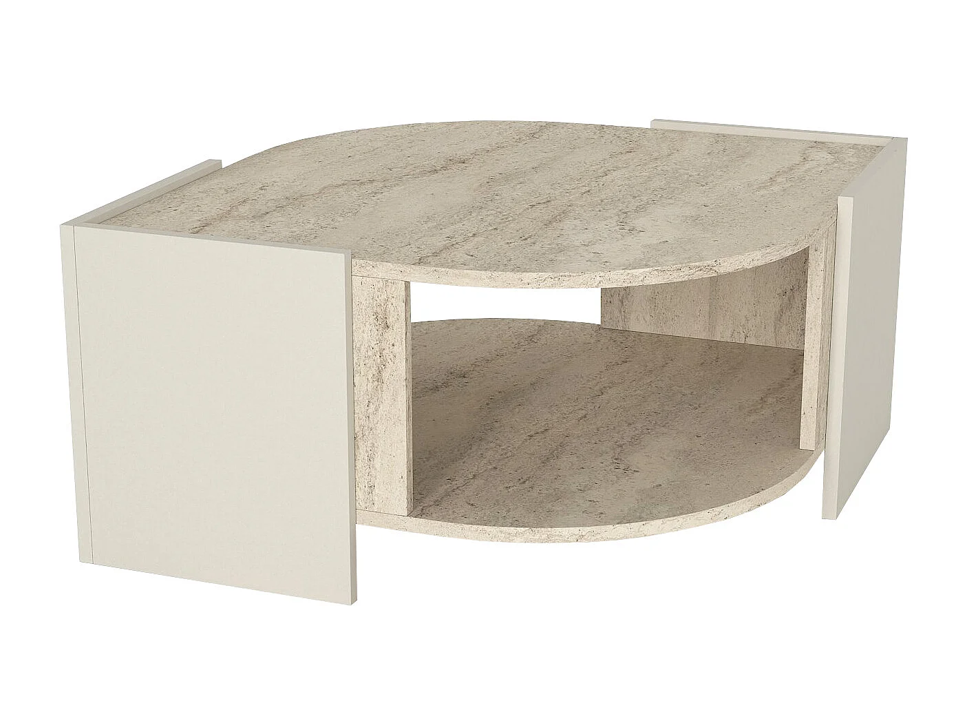 Couchtisch Marbel Beige Granit Optik