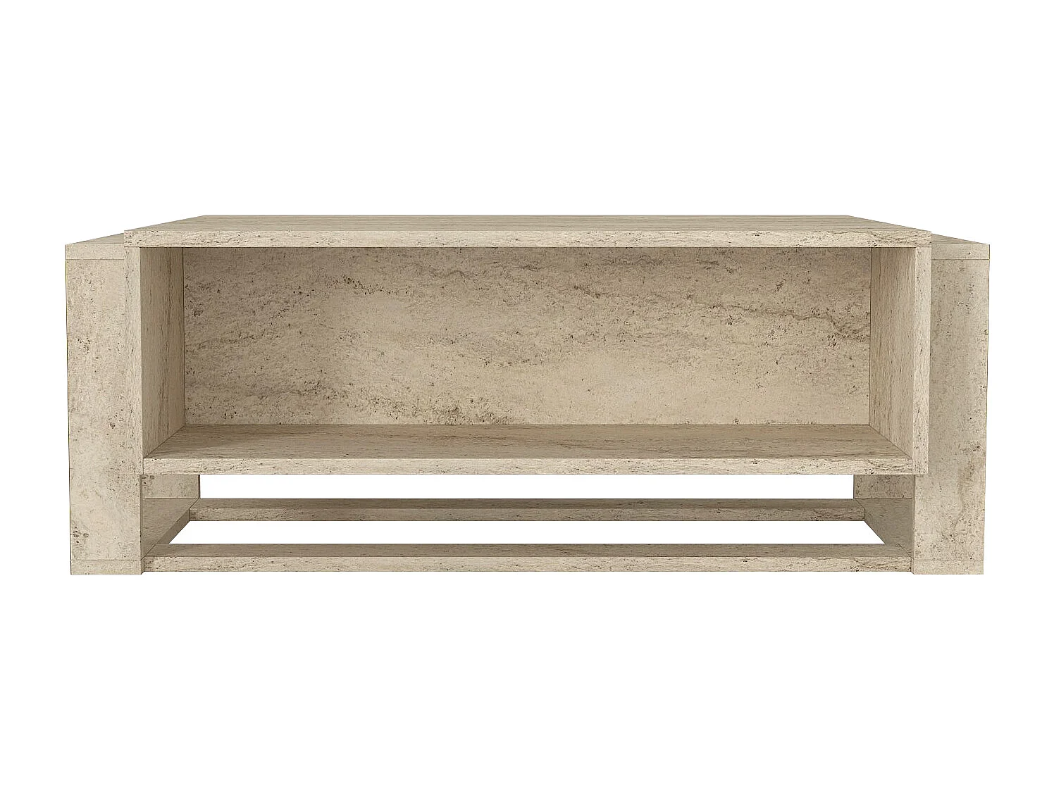 Couchtisch Bianco Beige Granit Optik