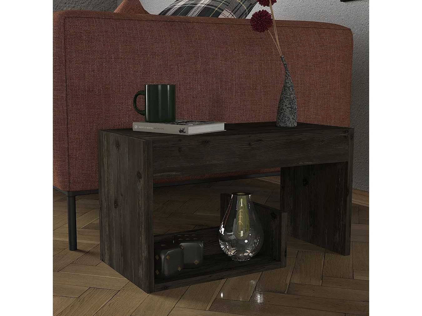 Beistelltisch Sister Rebab Walnuss