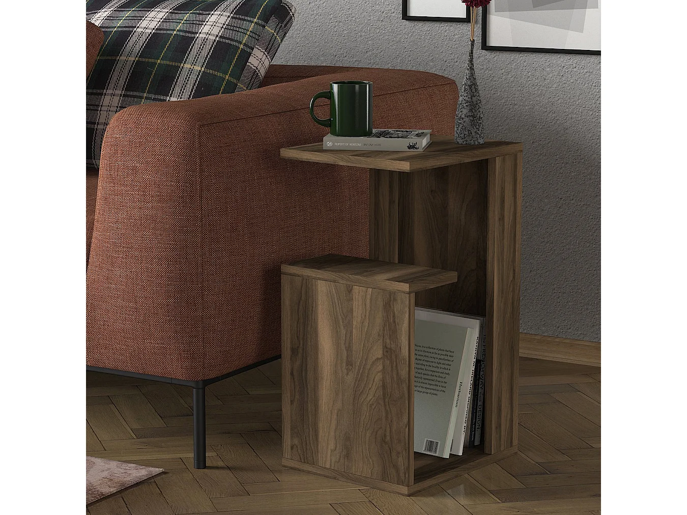 Beistelltisch Sister Tesbih Walnuss