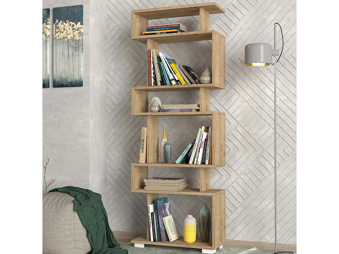 Bücherregal  Blok Saphir