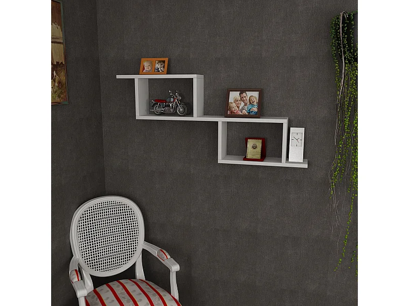 Wandregal Selene Weiß